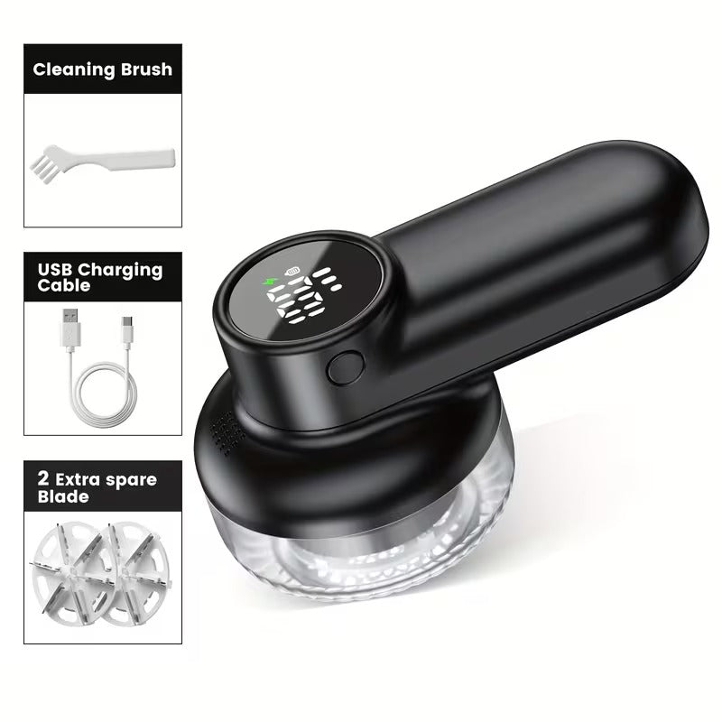 rechargeable electric lint remover fabric shaver digital