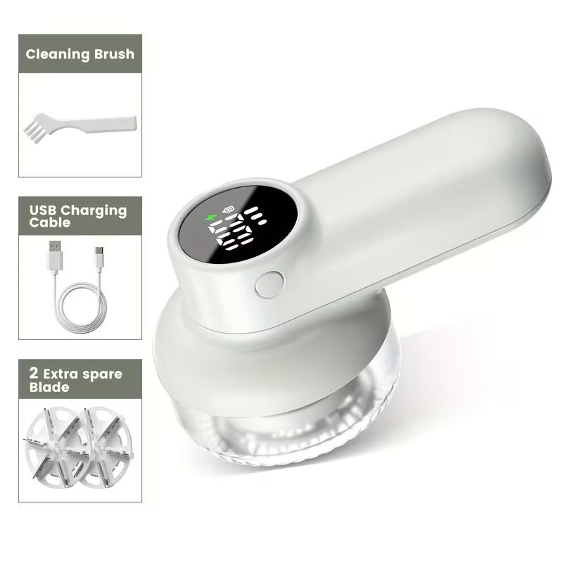 rechargeable electric lint remover fabric shaver digital