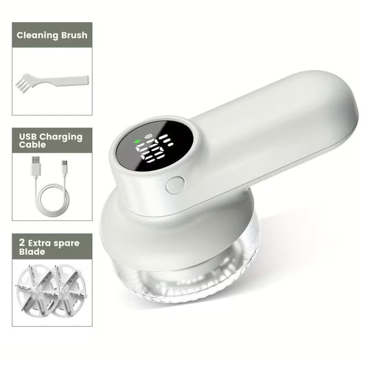 rechargeable electric lint remover fabric shaver digital