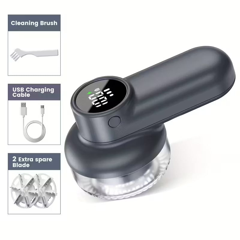 rechargeable electric lint remover fabric shaver digital