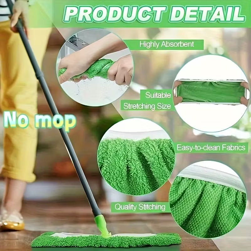 reusable microfiber mop pads sweeper mop dry