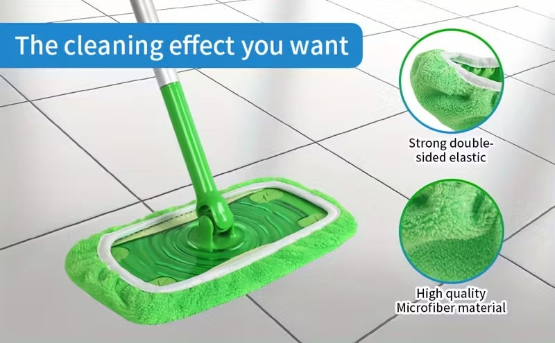 reusable microfiber mop pads sweeper mop dry