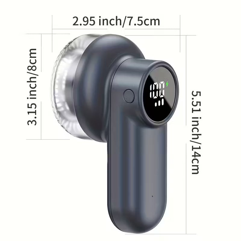 rechargeable electric lint remover fabric shaver digital