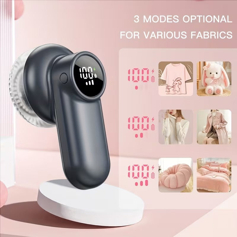 rechargeable electric lint remover fabric shaver digital